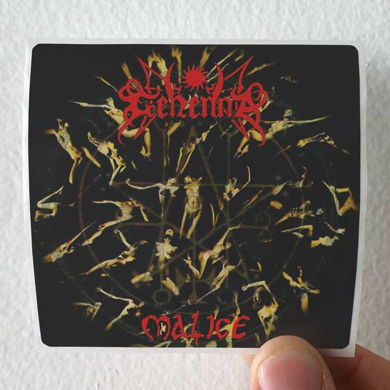 Gehenna Malice Album Cover Sticker