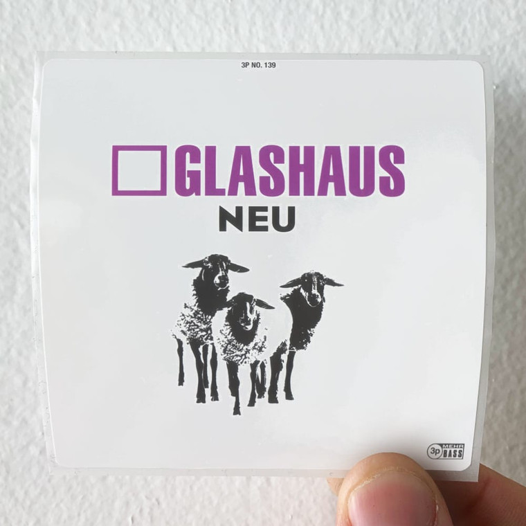 Glashaus Neu Album Cover Sticker