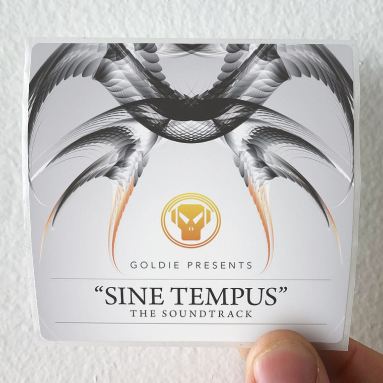 Goldie Sine Tempus The Soundtrack Album Cover Sticker