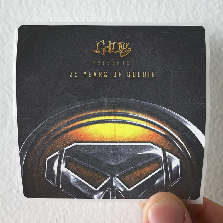 Goldie 25 Years Of Goldie Unreleased And Re Mastered Album Cover Sticker