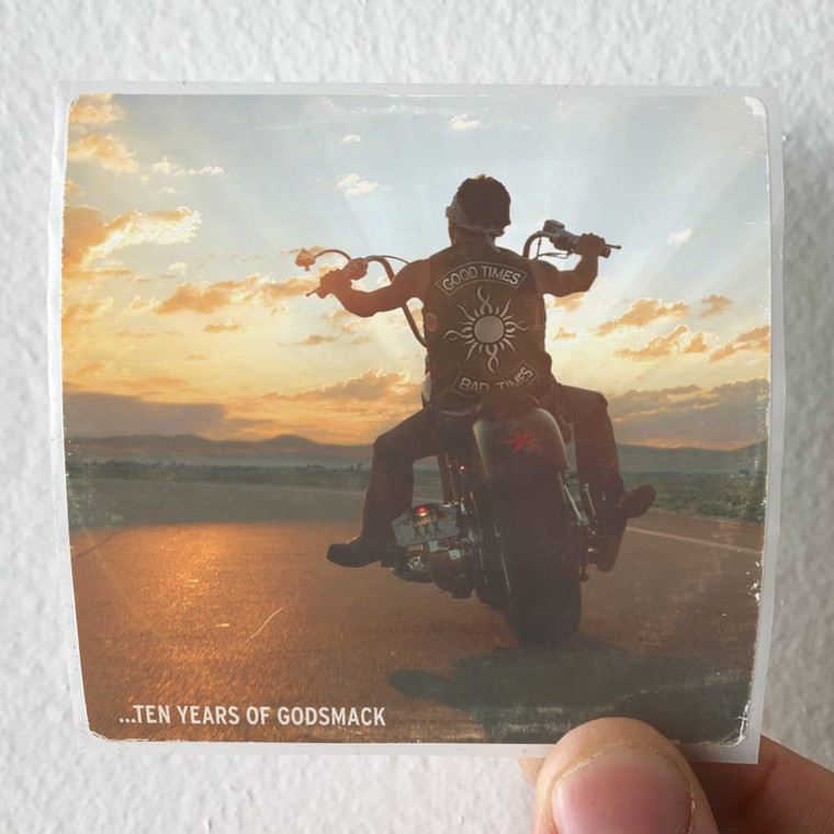 Godsmack Good Times Bad Times 10 Years Of Godsmack Album Cover Sticker