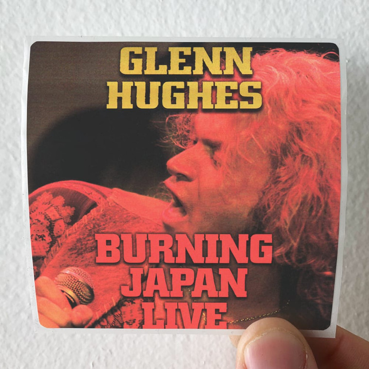 Glenn Hughes Burning Japan Live Album Cover Sticker