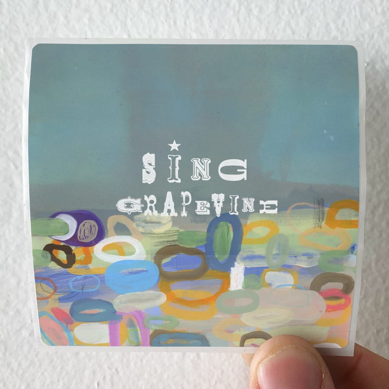 GRAPEVINE Sing Album Cover Sticker