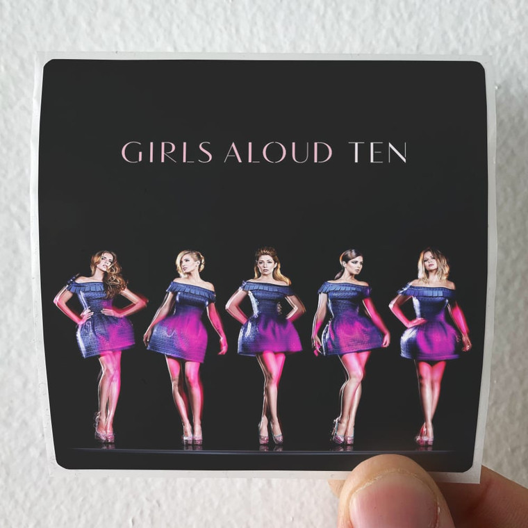 Girls Aloud Ten Album Cover Sticker