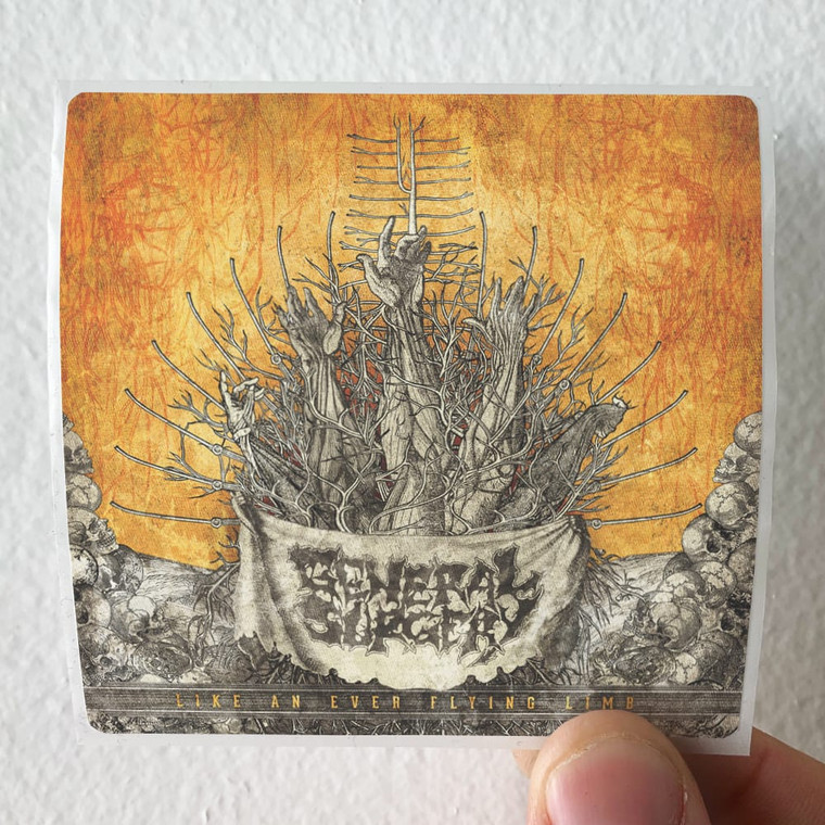 General Surgery Like An Ever Flying Limb Album Cover Sticker