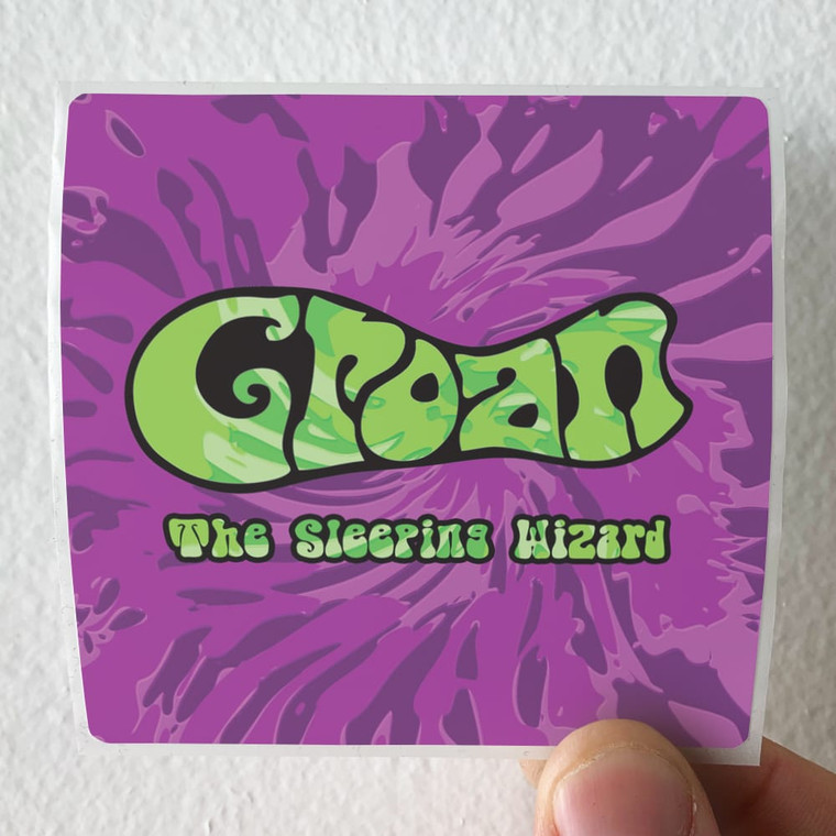 Groan The Sleeping Wizard Album Cover Sticker