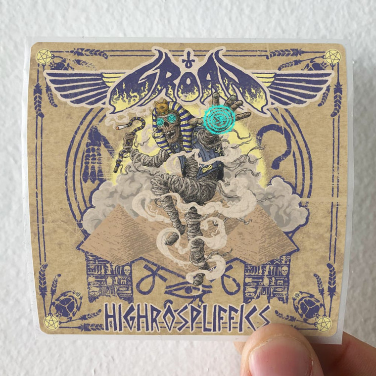 Groan Highrospliffics Album Cover Sticker