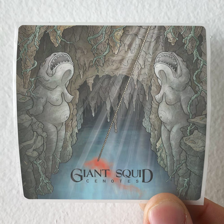 Giant Squid Cenotes Album Cover Sticker Giant Squid Cenotes Album Cover Sticker