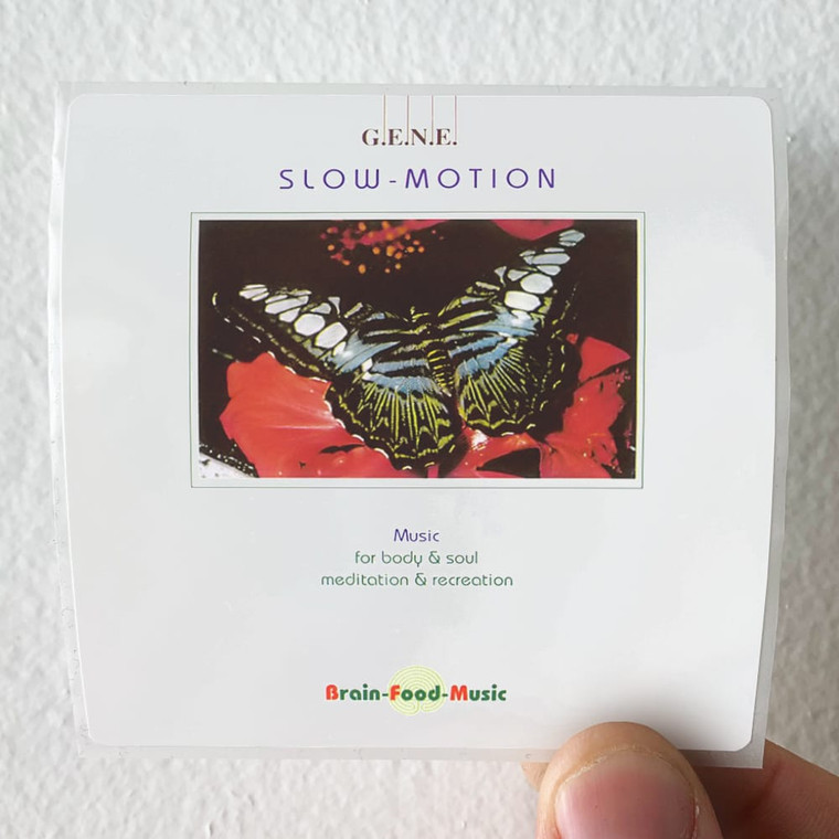 Gene Slow Motion Album Cover Sticker