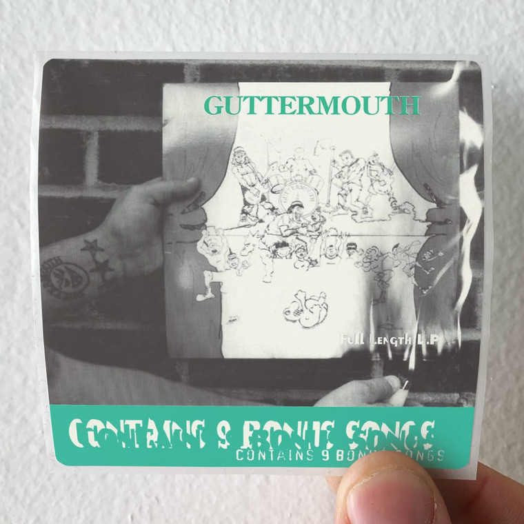 Guttermouth Full Length Lp Album Cover Sticker