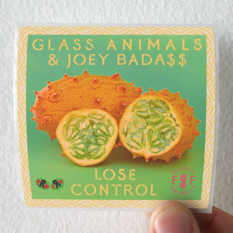 Glass Animals Lose Control Album Cover Sticker