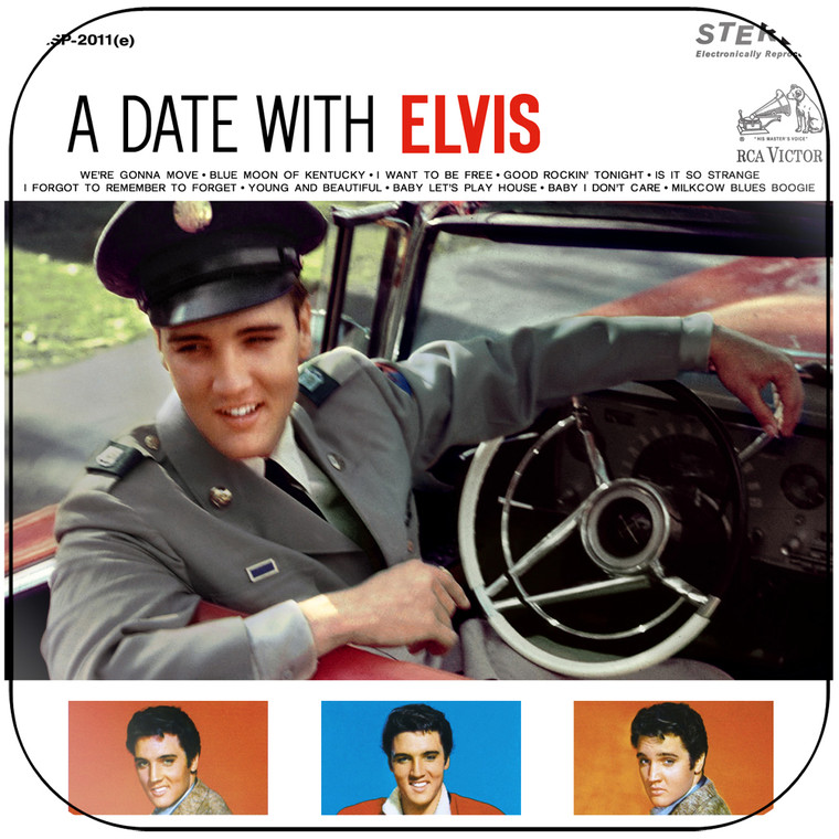 Elvis Presley A Date With Elvis Album Cover Sticker Album Cover Sticker