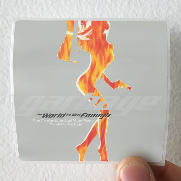 Garbage The World Is Not Enough Album Cover Sticker