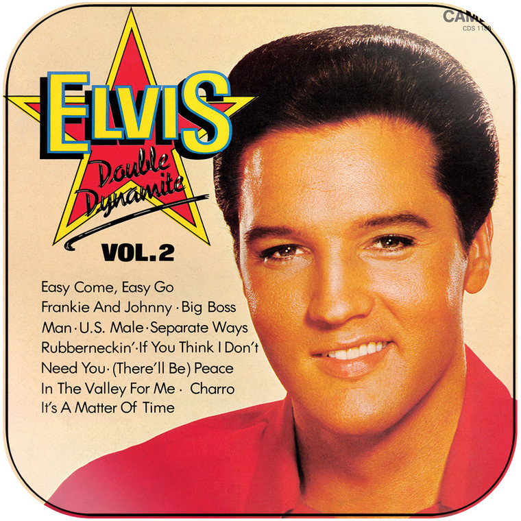 Elvis Presley Double Dynamite Vol 2 Album Cover Sticker Album Cover Sticker