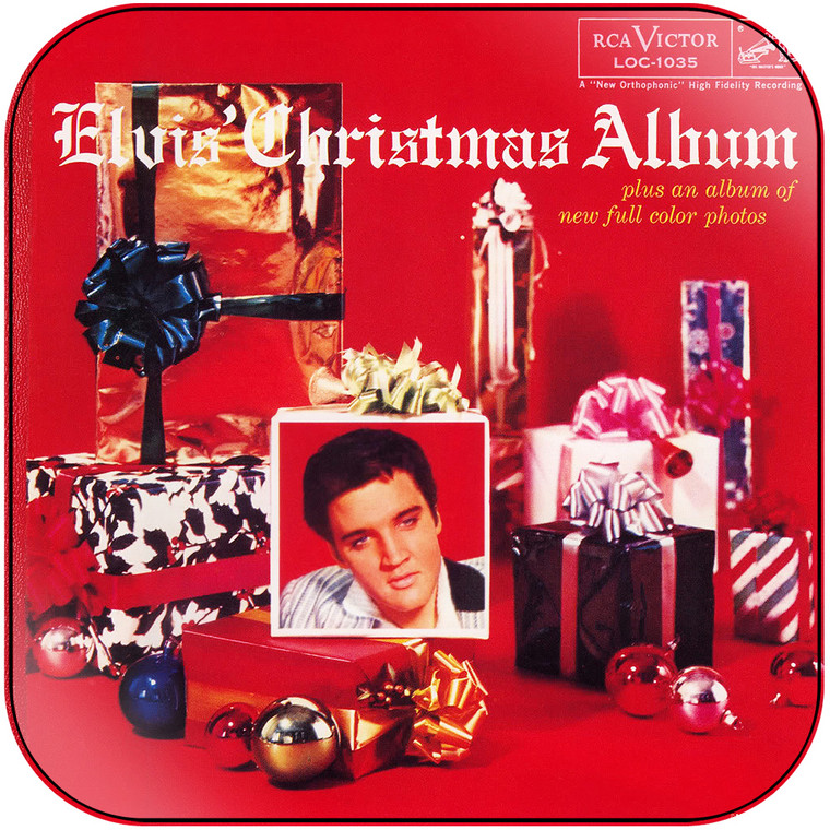 Elvis Presley Elvis Christmas Album Album Cover Sticker Album Cover Sticker