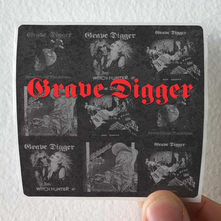 Grave Digger Let Your Heads Roll The Very Best Of The Noise Years 1984 1 Album Cover Sticker
