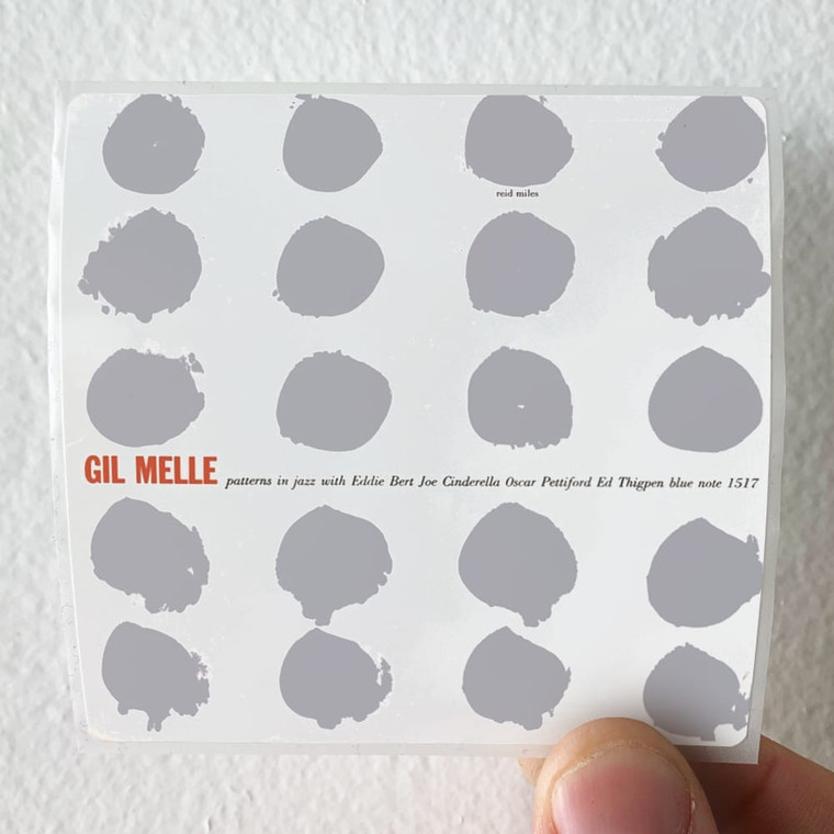 Gil Melle Patterns In Jazz Album Cover Sticker