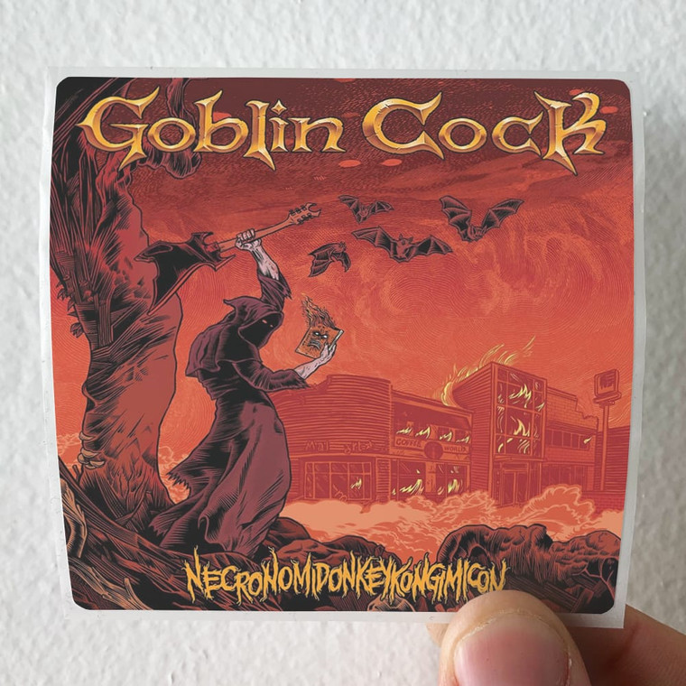 Goblin Cock Necronomidonkeykongimicon Album Cover Sticker