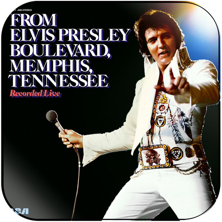 Elvis Presley From Elvis Presley Boulevard Memphis Tennessee-2 Album Cover Sticker Album Cover Sticker