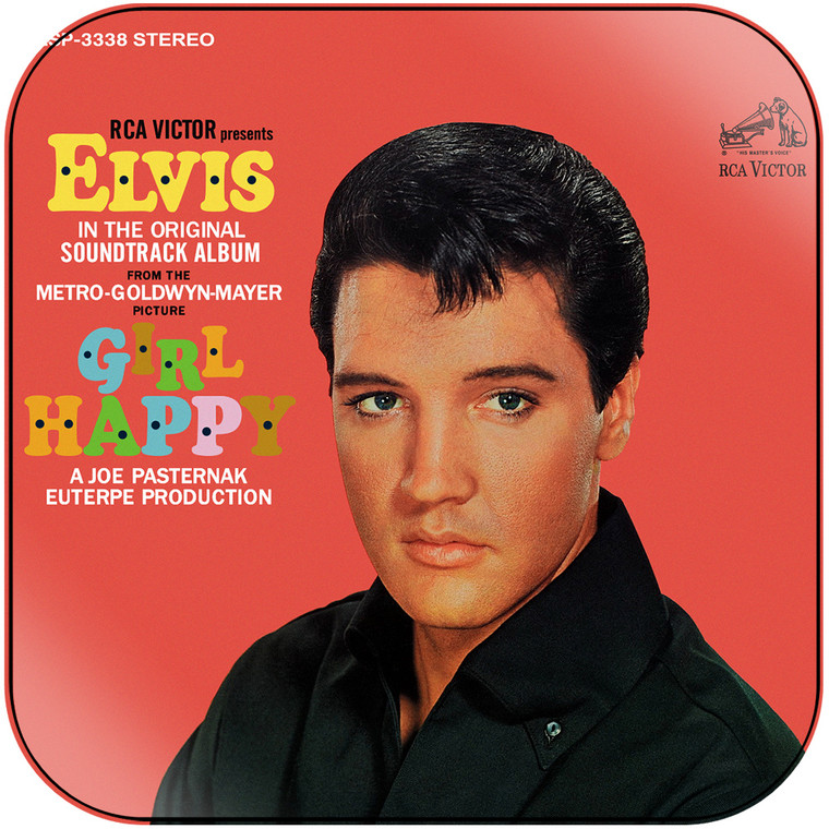 Elvis Presley Girl Happy-1 Album Cover Sticker Album Cover Sticker