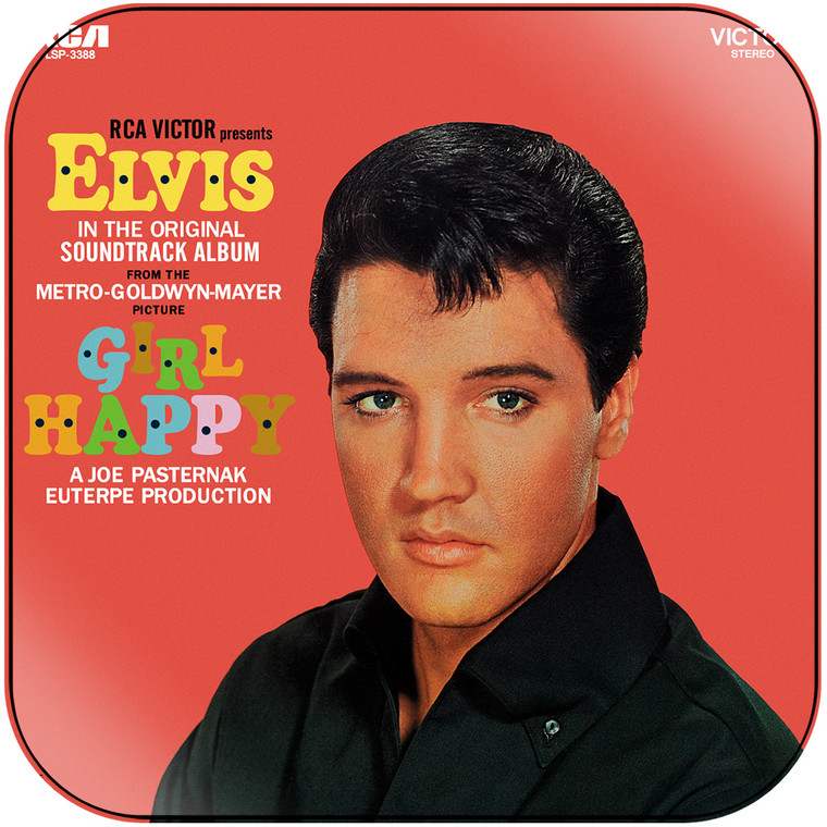 Elvis Presley Girl Happy-3 Album Cover Sticker Album Cover Sticker