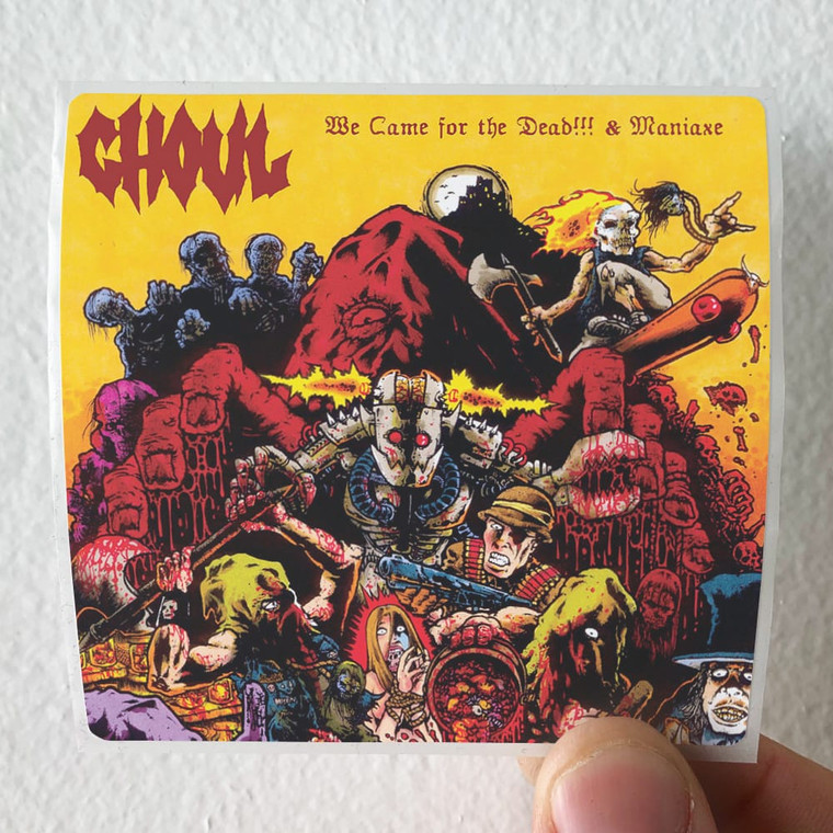 Ghoul Maniaxe 1 Album Cover Sticker