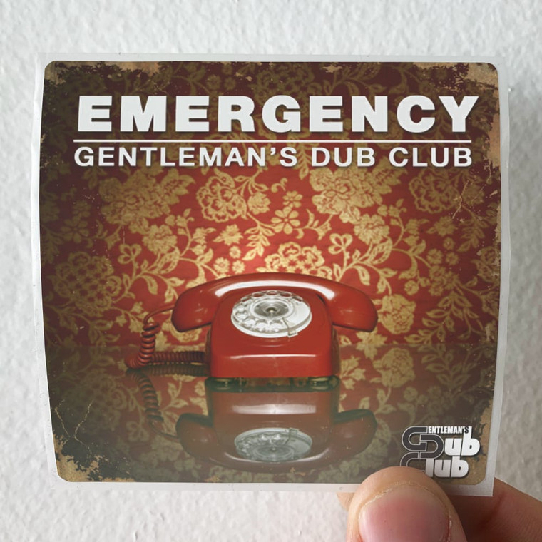 Gentlemans Dub Club Emergency Album Cover Sticker