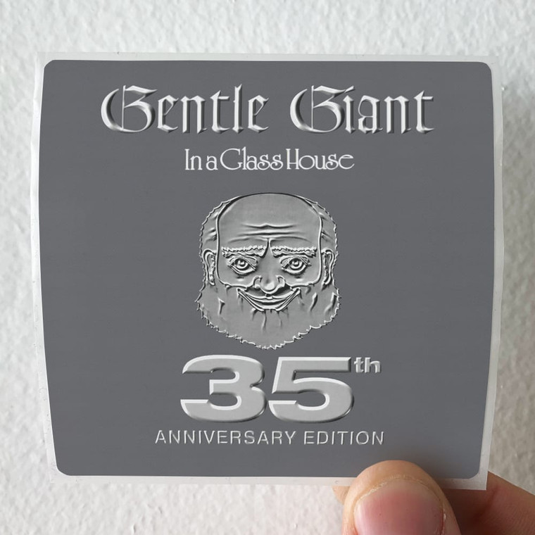 Gentle Giant In A Glass House Album Cover Sticker