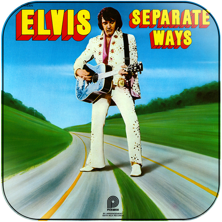 Elvis Presley Separate Ways Album Cover Sticker Album Cover Sticker