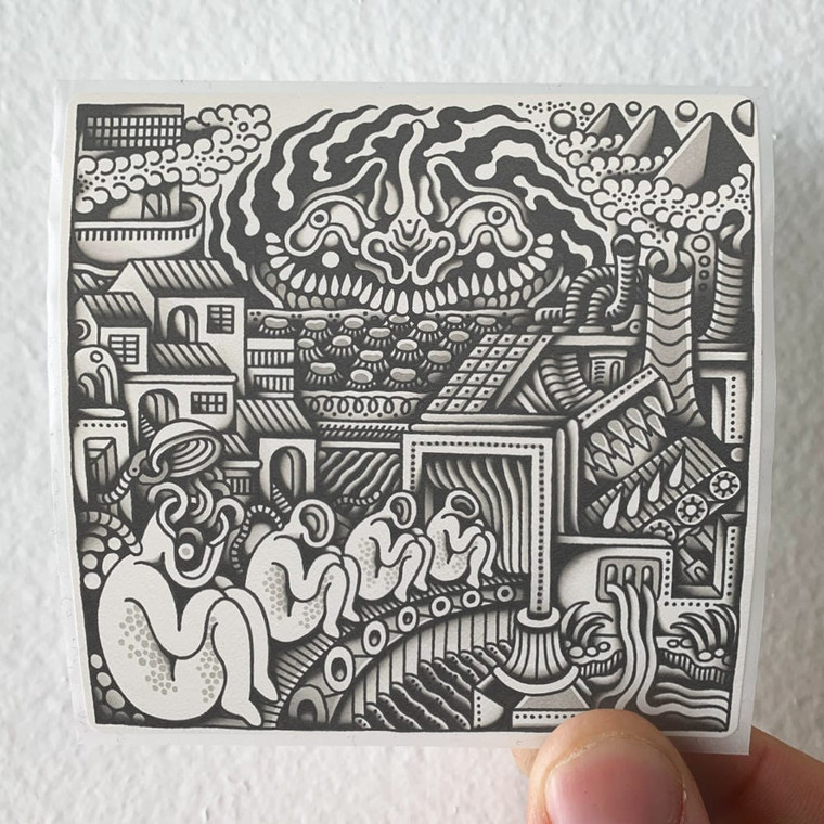 Gold Key Panic Machine Album Cover Sticker