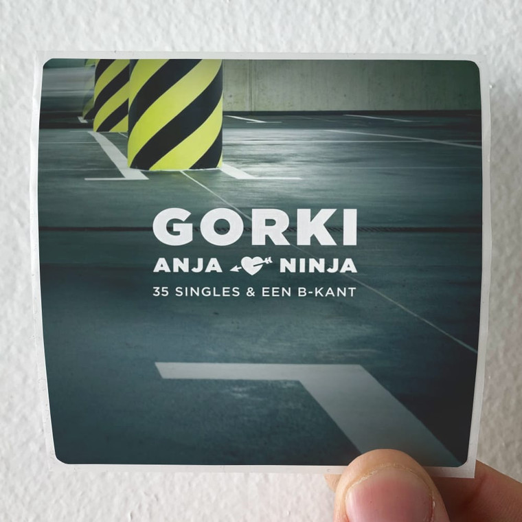 Gorki Anja Loves Ninja 35 Singles Een B Kant Album Cover Sticker