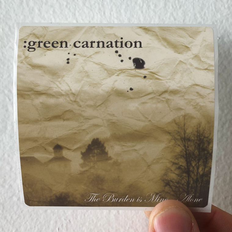 Green Carnation The Burden Is Mine Alone Album Cover Sticker