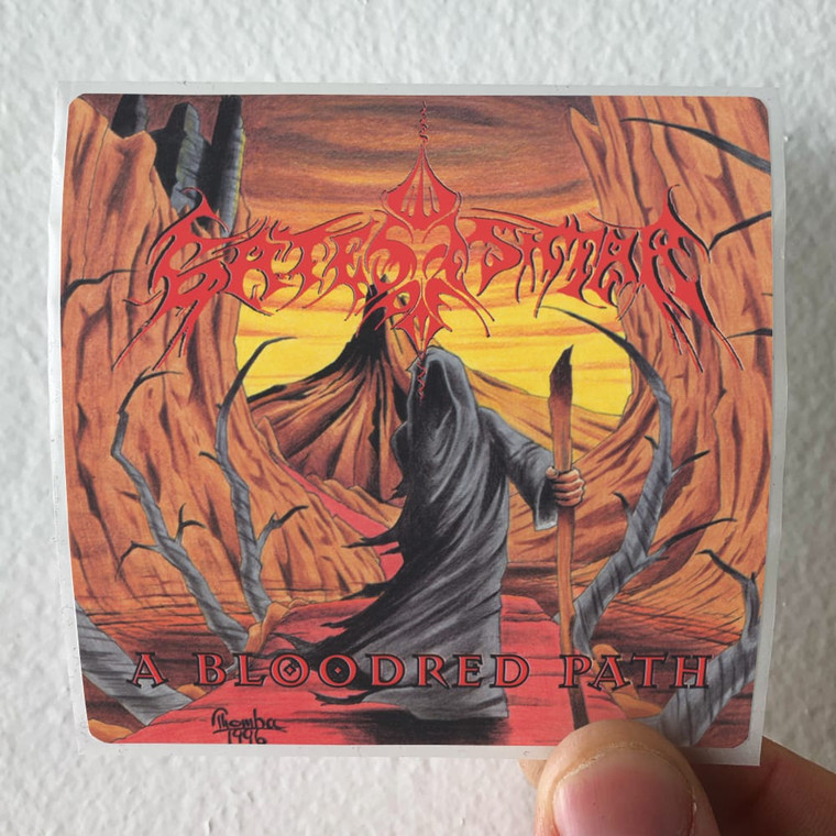 Gates of Ishtar A Bloodred Path Album Cover Sticker