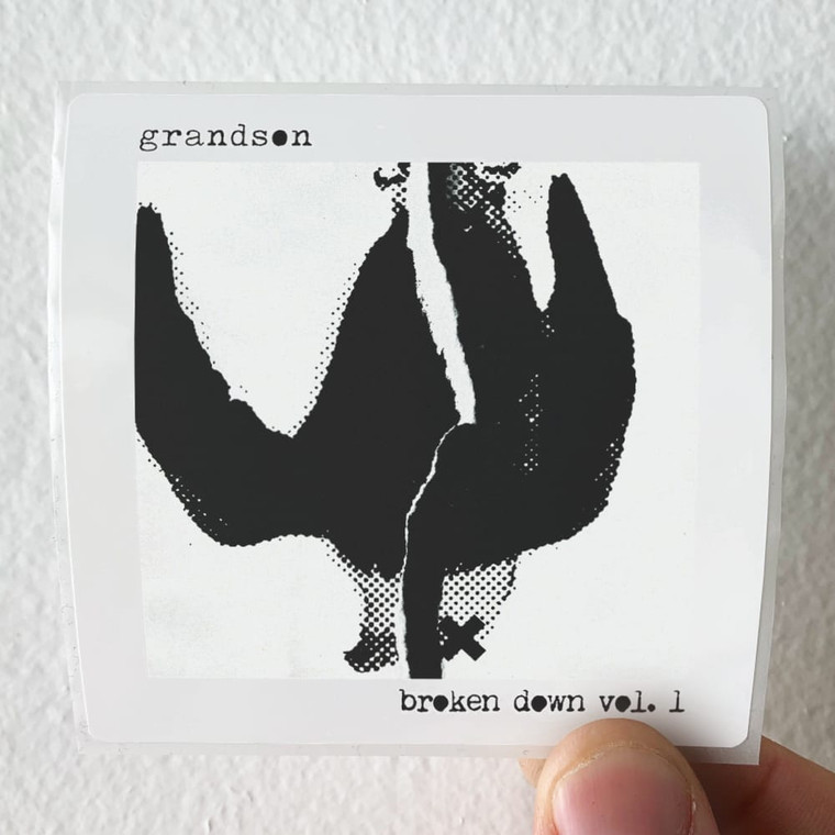 grandson Broken Down Vol 1 Album Cover Sticker
