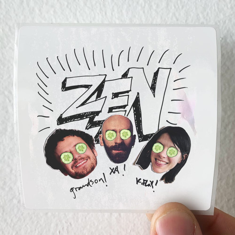 grandson Zen Album Cover Sticker