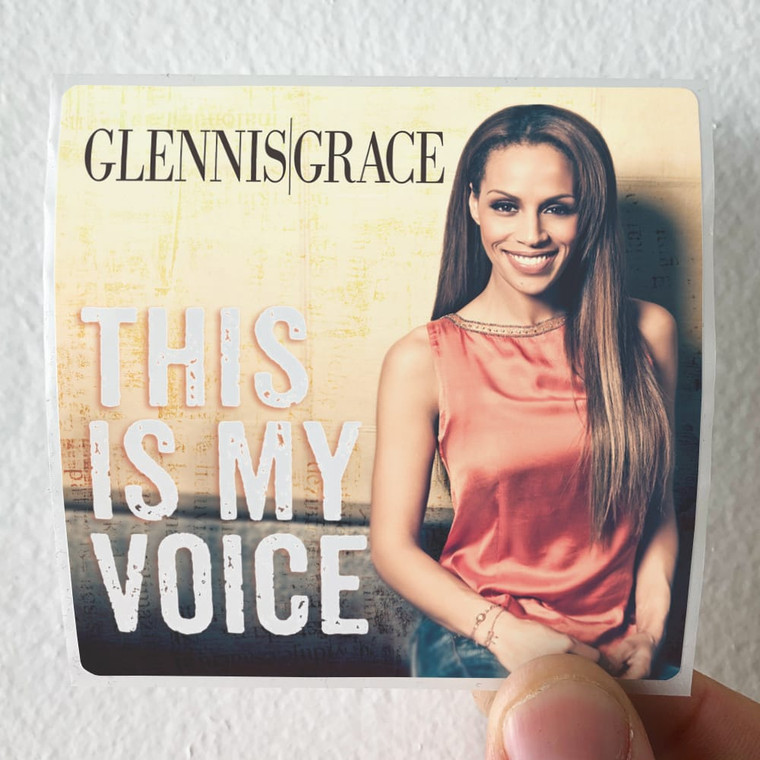 Glennis Grace This Is My Voice Album Cover Sticker