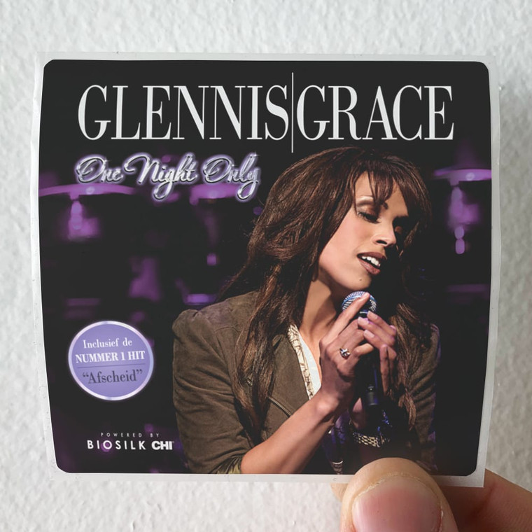 Glennis Grace One Night Only Album Cover Sticker