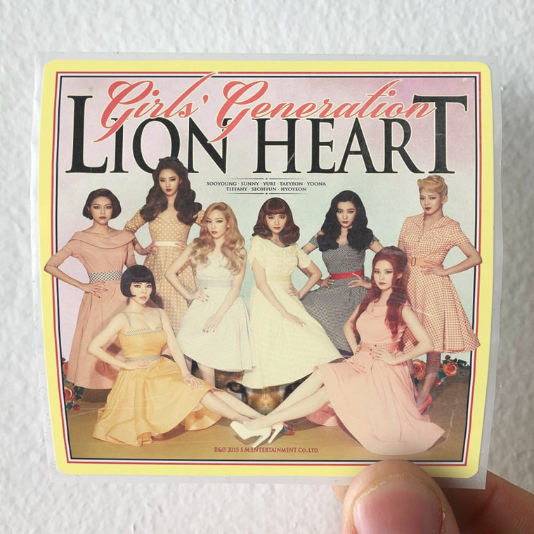 Girls Generation Lion Heart Album Cover Sticker