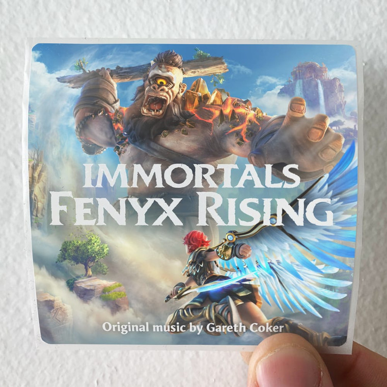 Gareth Coker Immortals Fenyx Rising Album Cover Sticker