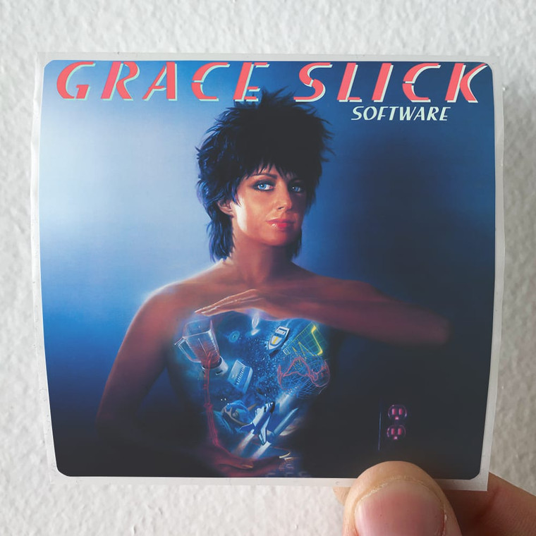 Grace Slick Software Album Cover Sticker