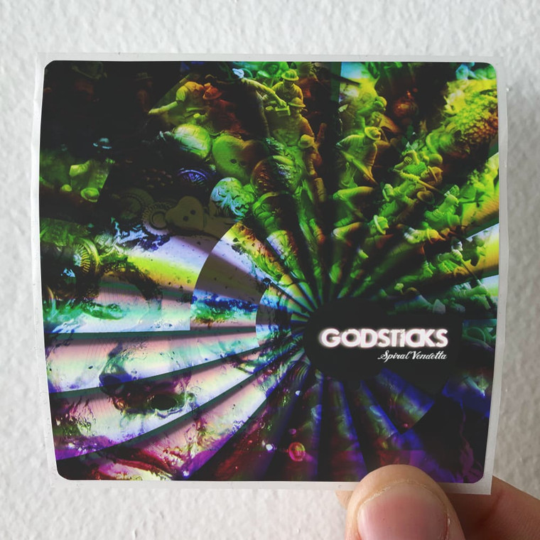 Godsticks Spiral Vendetta Album Cover Sticker