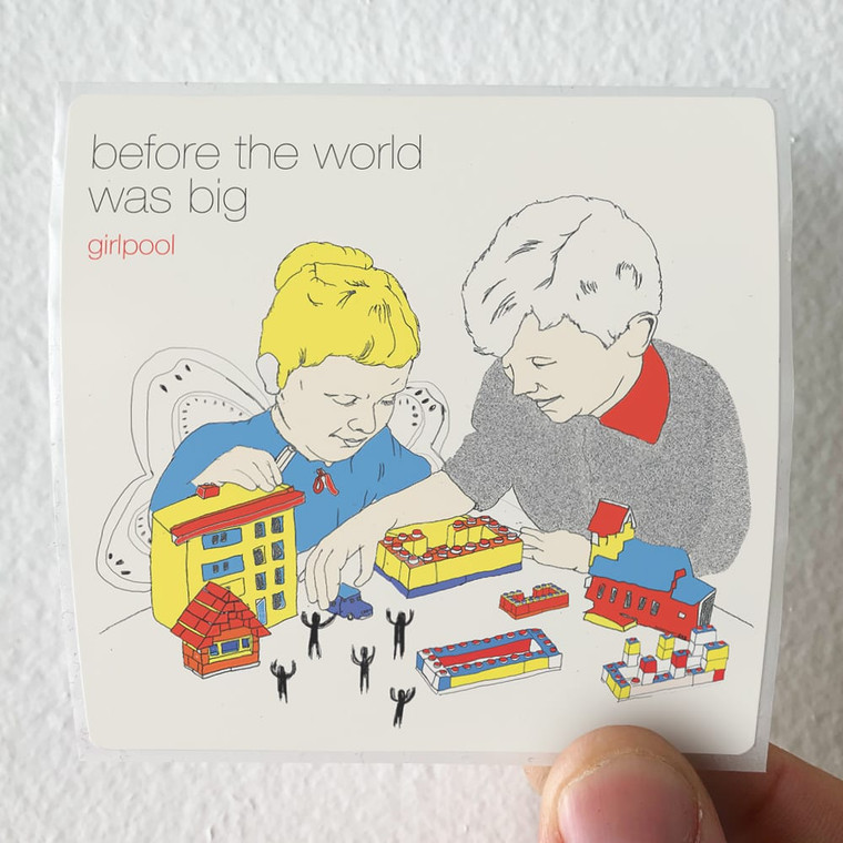 Girlpool Before The World Was Big Album Cover Sticker