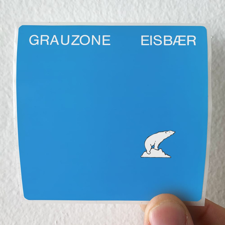 Grauzone Eisbr 1 Album Cover Sticker