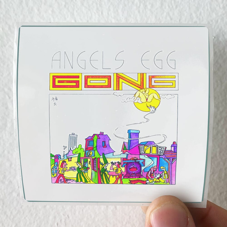 Gong Angels Egg Radio Gnome Invisible Part 2 Album Cover Sticker
