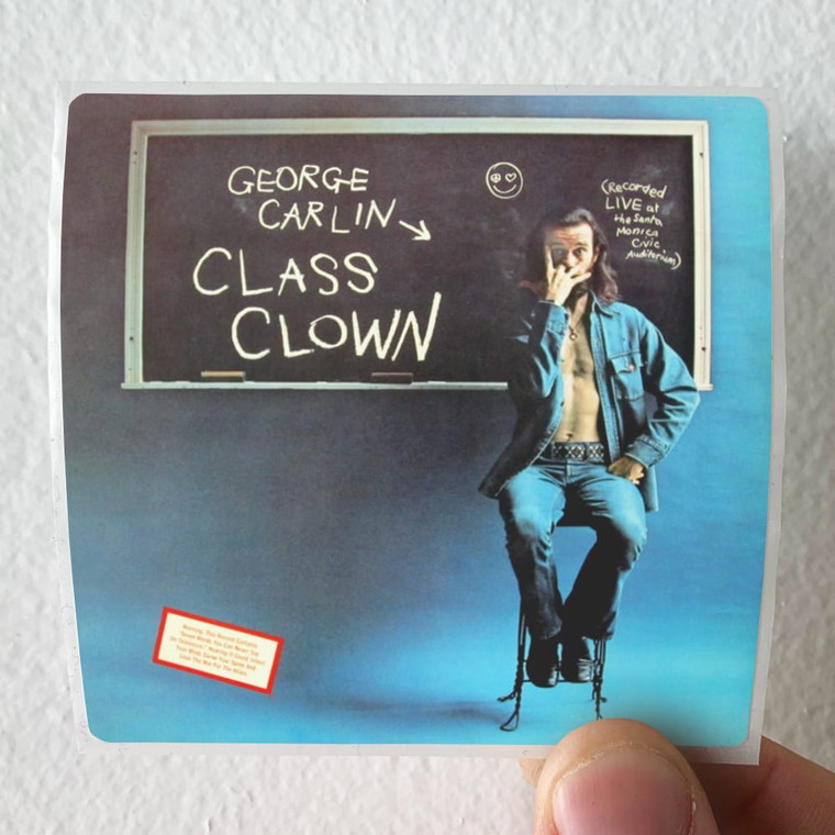 George Carlin Class Clown Album Cover Sticker