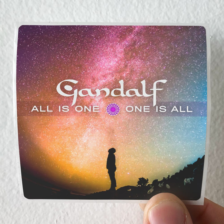 Gandalf All Is One One Is All Album Cover Sticker