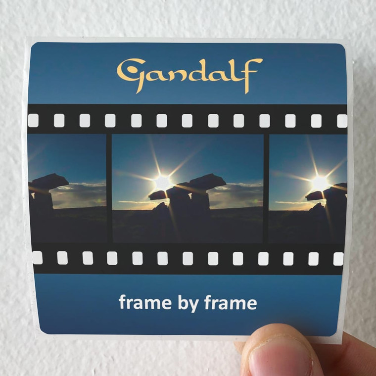 Gandalf Frame By Frame Album Cover Sticker