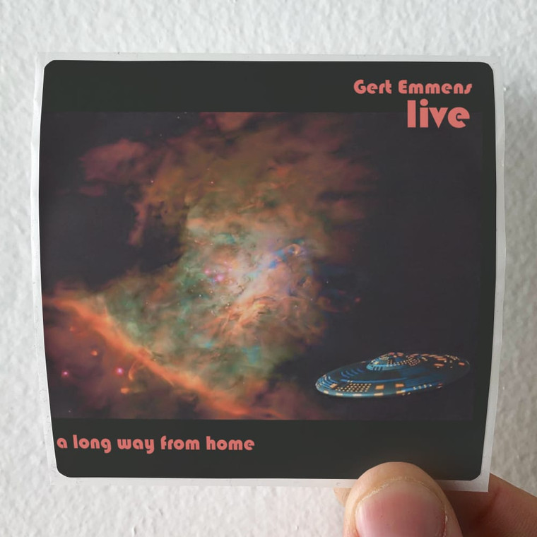 Gert Emmens A Long Way From Home Album Cover Sticker