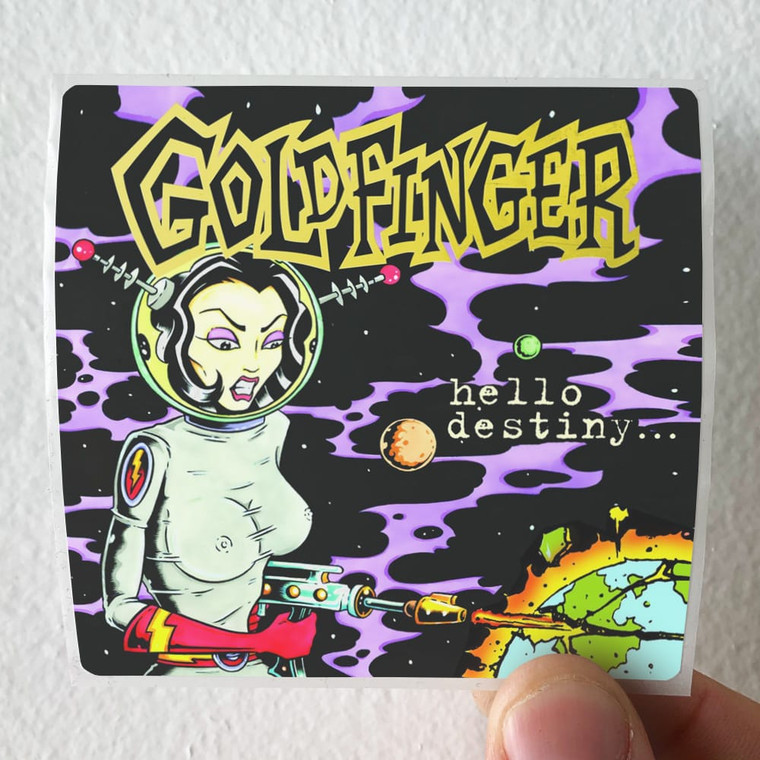 Goldfinger Hello Destiny Album Cover Sticker