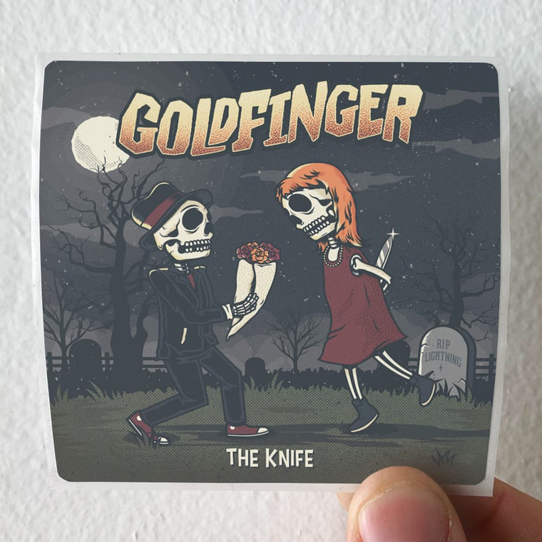 Goldfinger The Knife Album Cover Sticker